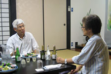 女将とも「料理」と「お酒」に話が弾む